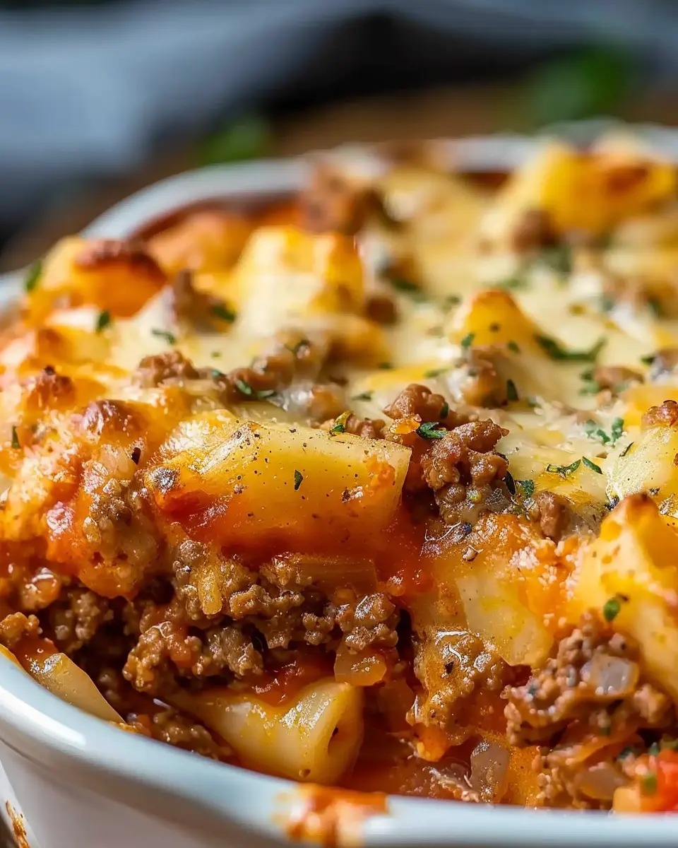 Hobo Casserole: Easy Ground Beef Recipe with Turkey Bacon Twist