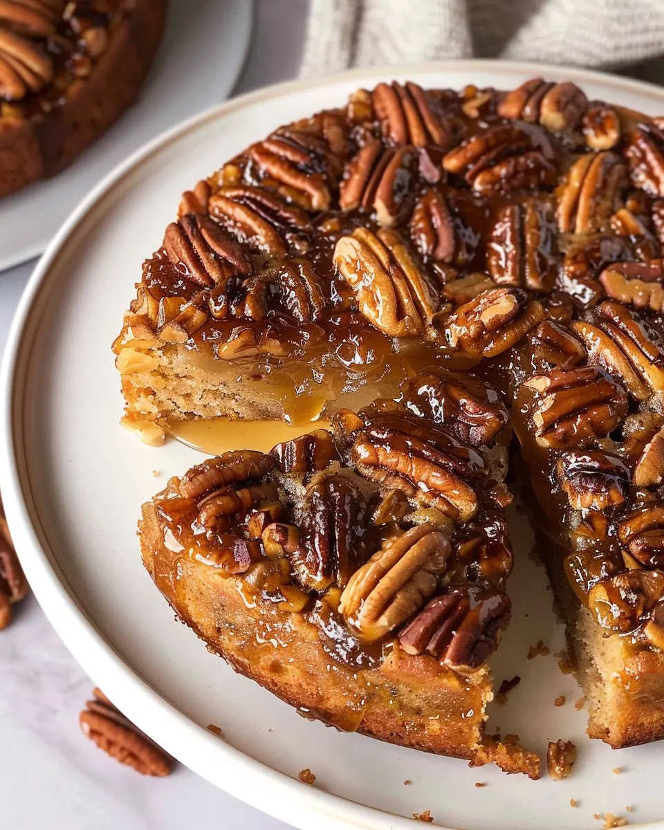 Vegan Pecan Upside Down Cake: An Indulgent Twist on Tradition