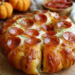 Pepperoni Pizza Pumpkins
