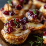 Baked Cranberry Brie Bites