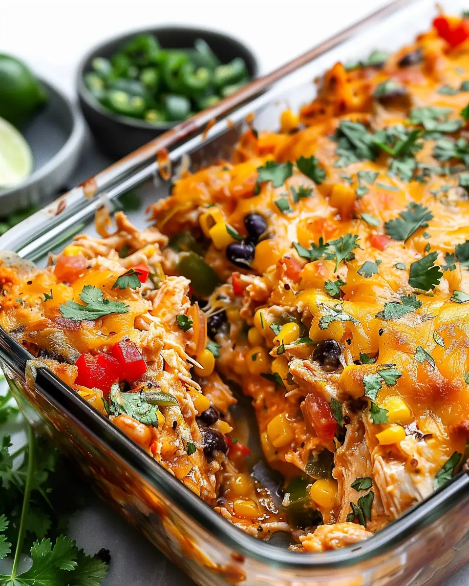 Chicken Burrito Casserole: Easy and Indulgent Comfort Food Recipe