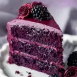 Blackberry Velvet Cake