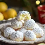 Lemon Cream Snowball Cookies
