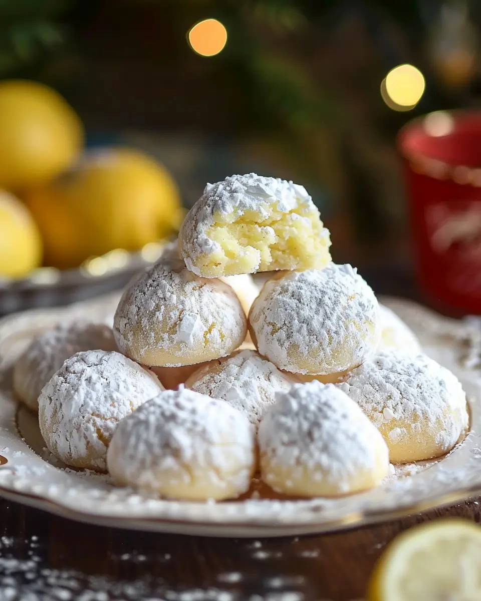 Lemon Cream Snowball Cookies: The Best Homemade Treat You’ll Love
