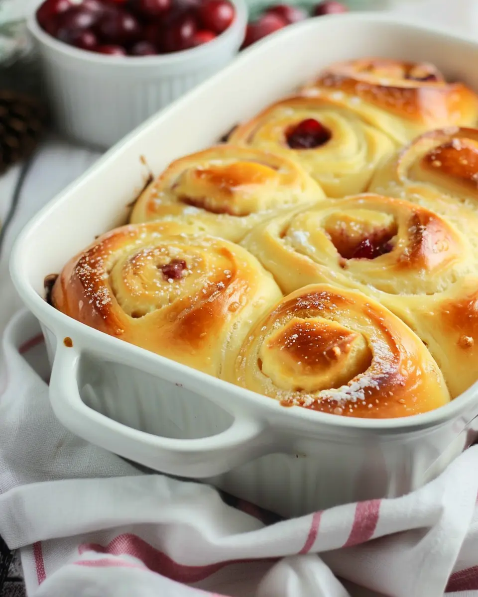 Cranberry Orange Sweet Rolls: The Best Comforting Breakfast Treat