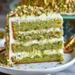 Pistachio Mascarpone Layer Cake