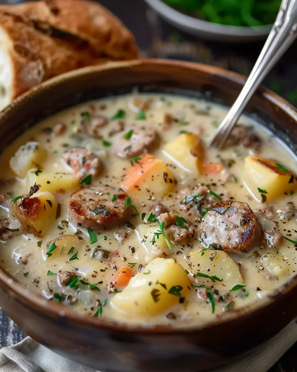 Potato and Sausage Chowder: Easy Comfort Food Delight